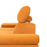 SANTI 2F BRW Corner Sofa Bed Orange