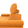 SANTI 2F BRW Corner Sofa Bed Orange