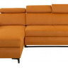 SANTI 2F BRW Corner Sofa Bed Orange