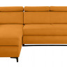 SANTI 2F BRW Corner Sofa Bed Orange