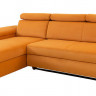 SANTI 2F BRW Corner Sofa Bed Orange