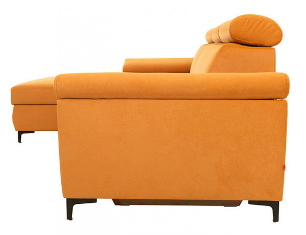 SANTI 2F BRW Corner Sofa Bed Orange