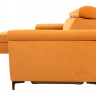 SANTI 2F BRW Corner Sofa Bed Orange
