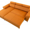 SANTI 2F BRW Corner Sofa Bed Orange