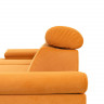 SANTI 2F BRW Corner Sofa Bed Orange