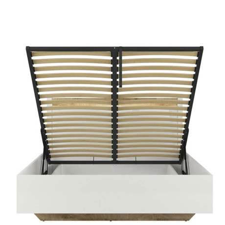 LOZ/140/B ALAMEDA BRW Double Lift Up Storage Bed