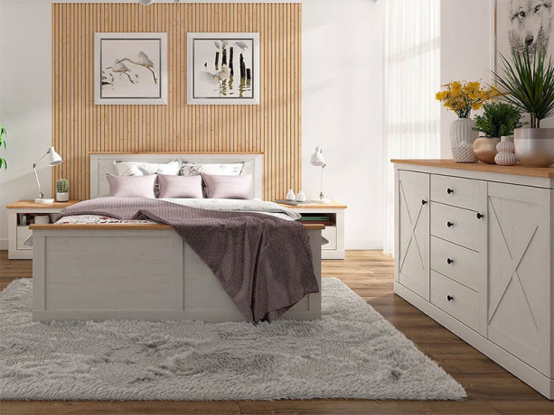 KOM1S FRIJA BRW Bedside Table