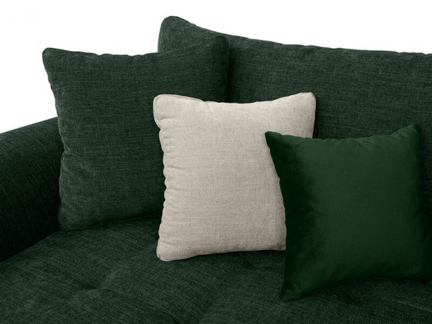 GASPAR IV MEGA LUX 3DL BRW 3 Seater Sofa Bed Green