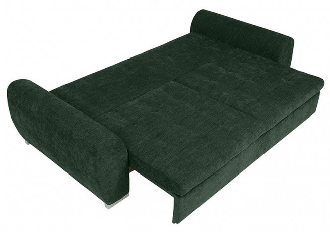 GASPAR IV MEGA LUX 3DL BRW 3 Seater Sofa Bed Green