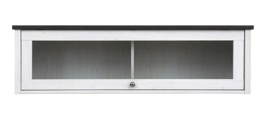 SFW1W PORTO BRW Wall Glass-Fronted Cabinet
