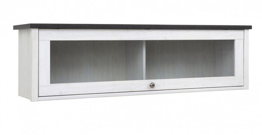 SFW1W PORTO BRW Wall Glass-Fronted Cabinet