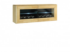 ROSSANO 2DS Wall Glass-Fronted Cabinet MEBIN
