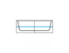 MAGANDA 2DS Wall Glass-Fronted Cabinet MEBIN