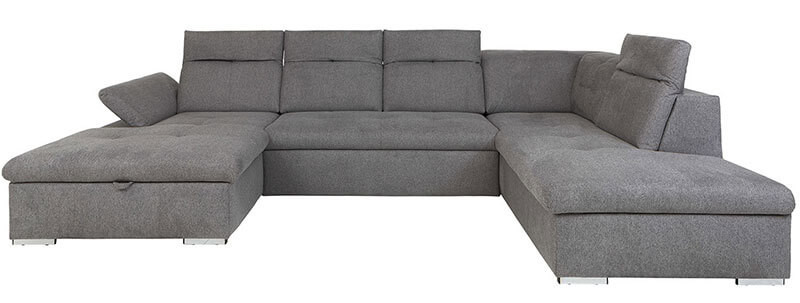 RAMZES 2F BRW Corner Sofa Bed