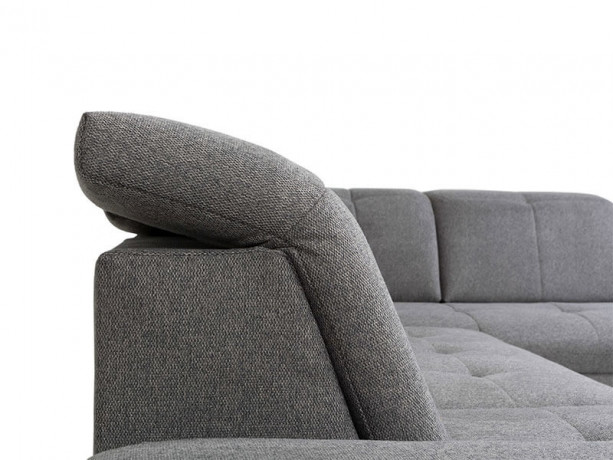 RAMZES 2F BRW Corner Sofa Bed