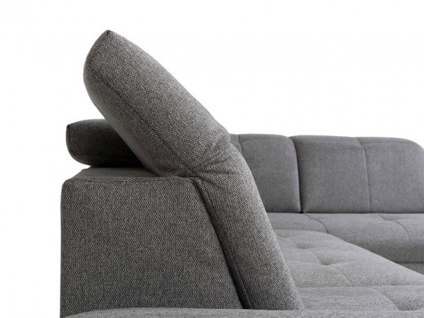 RAMZES 2F BRW Corner Sofa Bed