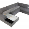 RAMZES 2F BRW Corner Sofa Bed