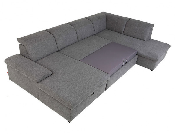 RAMZES 2F BRW Corner Sofa Bed