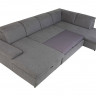 RAMZES 2F BRW Corner Sofa Bed