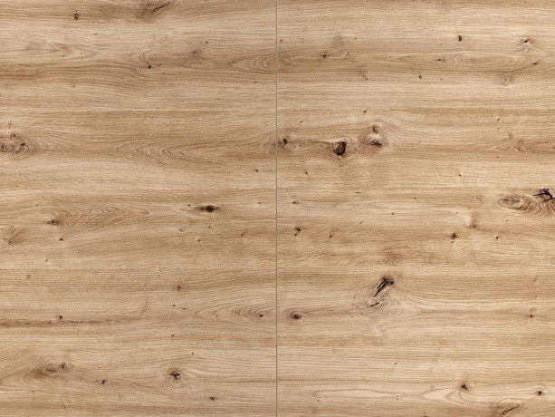 LAMELLO HALMAR Unfolded Rectangular Dining Table Artisan Oak / Black