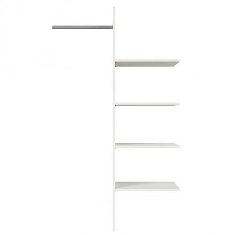 SZF2D2S KASPIAN BRW (white) Wardrobe