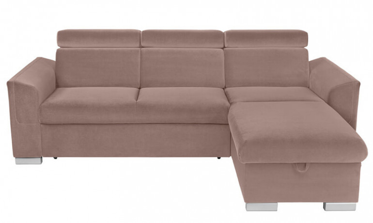 EVIA 2F BRW Corner Sofa Bed Violet