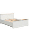 LOZ/160 FRIJA BRW King Size Lift Up Storage Bed