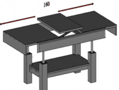 VERANO Lift Top Coffee Table I MEBIN