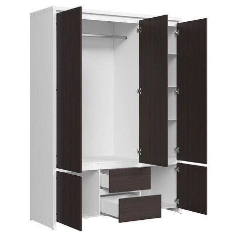 SZF5D2S KASPIAN BRW (white) Wardrobe