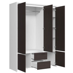 SZF5D2S KASPIAN BRW (white) Wardrobe
