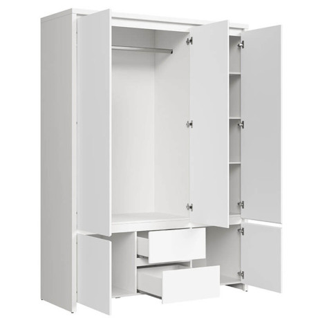 SZF5D2S KASPIAN BRW (white) Wardrobe