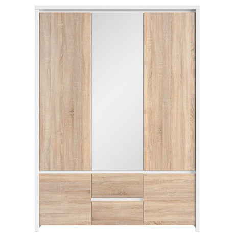 SZF5D2S KASPIAN BRW (white) Wardrobe