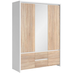 SZF5D2S KASPIAN BRW (white) Wardrobe