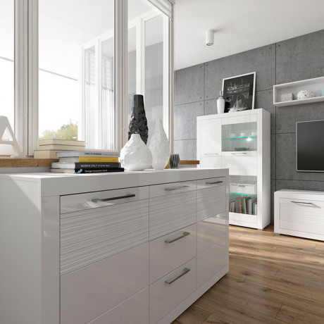 FLAMES BRW Living Room Furniture Set