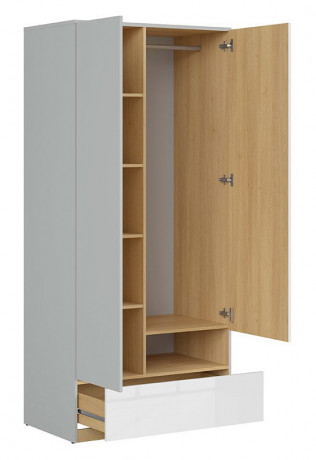 SZF2D1S NANDU BRW Wardrobe