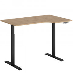 BIU/140/90/B/P SPACE OFFICE BRW Corner Desk