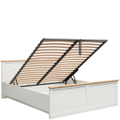 LOZ/180 FRIJA BRW Super King Size Lift Up Storage Bed