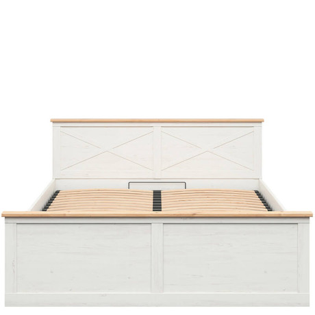 LOZ/180 FRIJA BRW Super King Size Lift Up Storage Bed