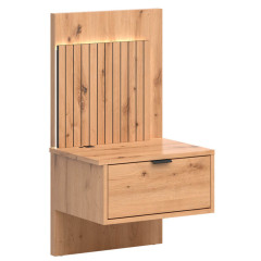 KOM1S/R LAMEA BRW Right Bedside Table USB LED