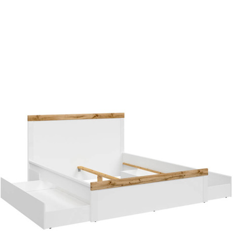 LOZ/140 HOLTEN BRW Double Bed