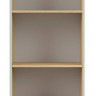 REG3S NANDU BRW Shelf Unit (Light Grey / Polish Oak / White Gloss)