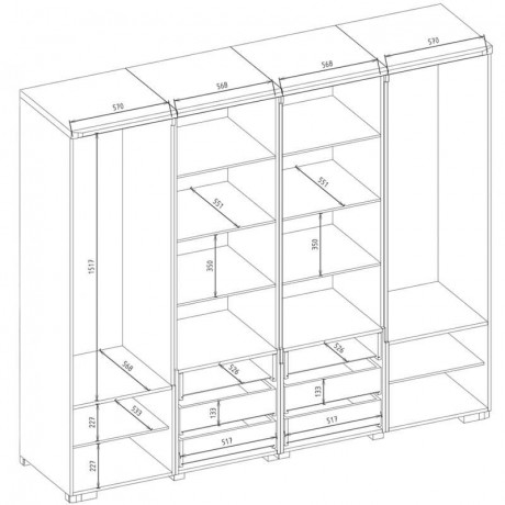 RIVA MEBIN Wardrobe IV