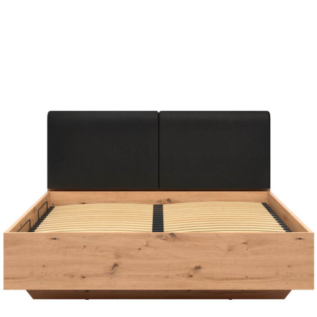 LOZ/160/B2 LAMEA BRW King Size Lift Up Side Storage Bed