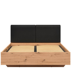 LOZ/160/B2 LAMEA BRW King Size Lift Up Side Storage Bed