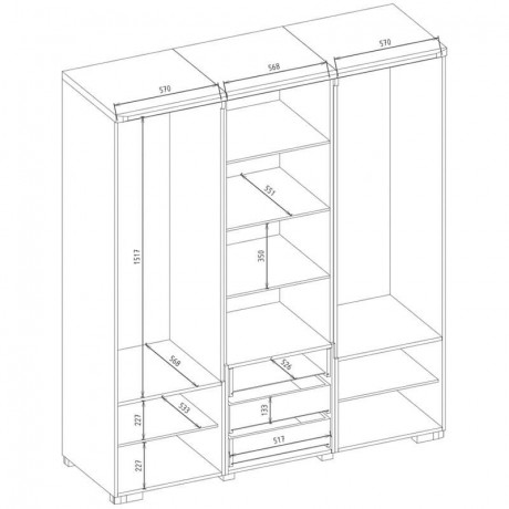 RIVA MEBIN Wardrobe III