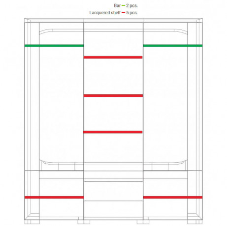 RIVA MEBIN Wardrobe III