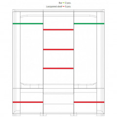 RIVA MEBIN Wardrobe III