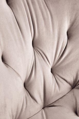 K519 HALMAR Swivel Upholstered Dining Chair in Beige Fabric with Metal Legs