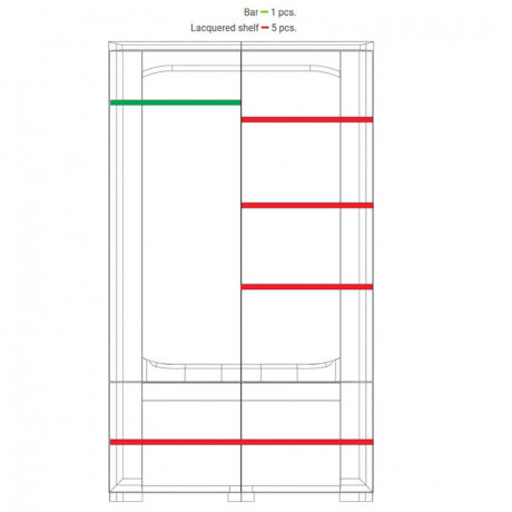 RIVA MEBIN Wardrobe II