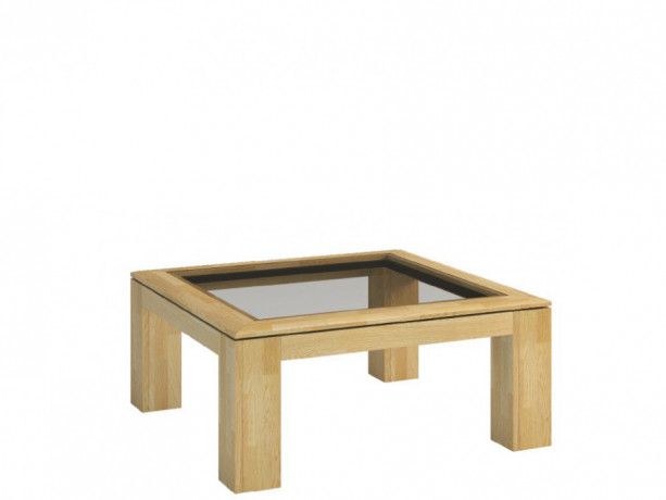 ROSSANO Coffee Table 90 with Glass Top MEBIN